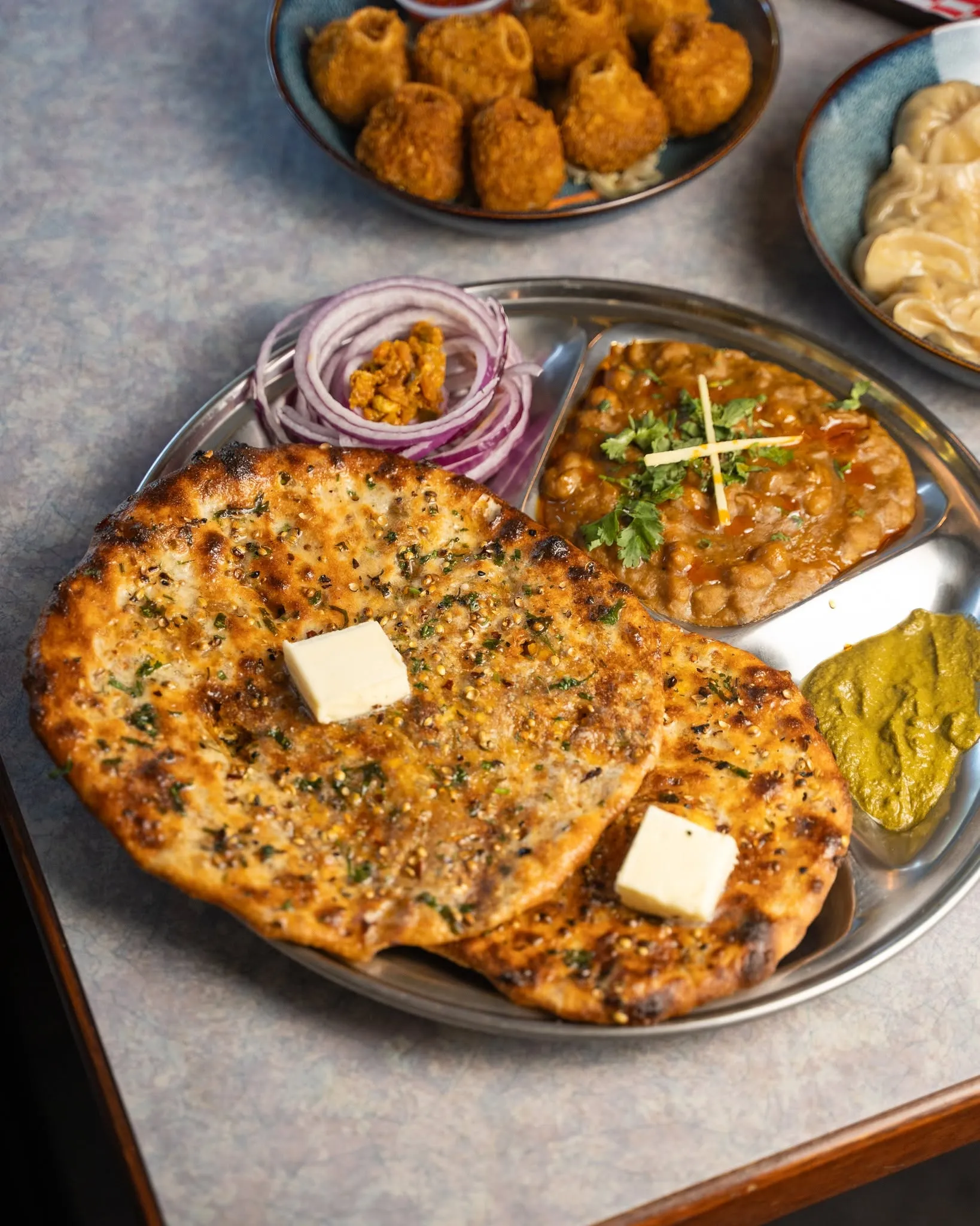 Honey chilli fries, a late-night bar snack at Indian Tales in NE Calgary